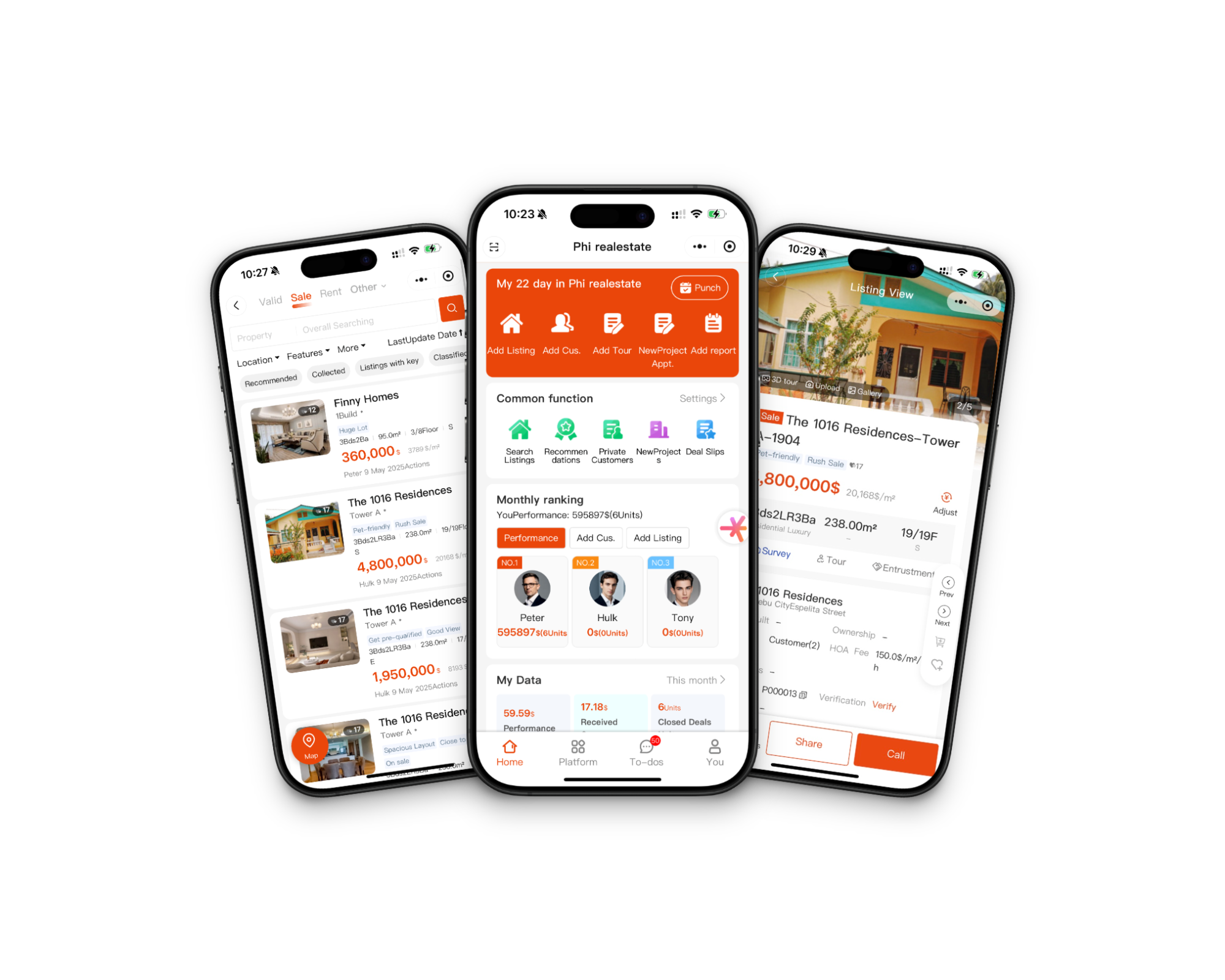 DingjianSoft Real estate agency system